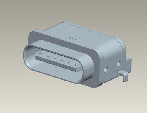 MCCF-W0S2(6PIN/沉板0.55/防水款)  |Products|USB C TYPE connector|6 PIN
