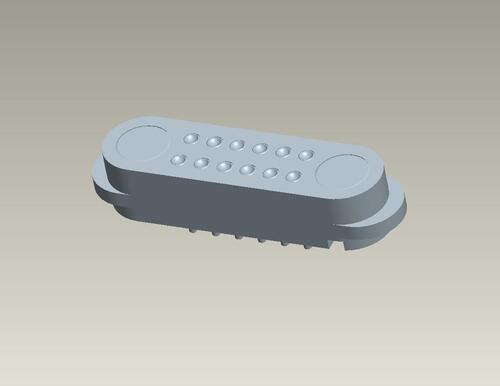 PM1061M(Dual row 2x6Pin/ Pitch1.50mmBody 4.00mm Height/Vertical產品圖