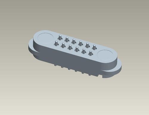 PM1062F(Dual row 2x6Pin/ Pitch1.50mm4.00mm Height/Vertical產品圖
