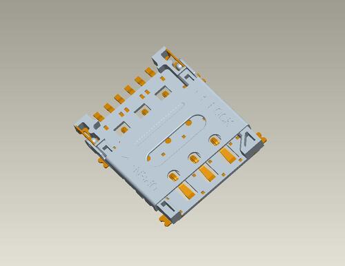 SMHN-S01(掀蓋式-6P/1.45H)  |Products|Memory Card connector|SIM CARD |Nano-SIM