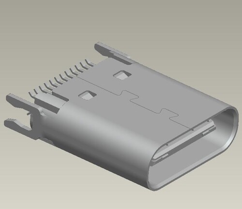 MCCF-C2D3(夾板1.0/外殼2魚叉)  |Products|USB C TYPE connector|24 PIN