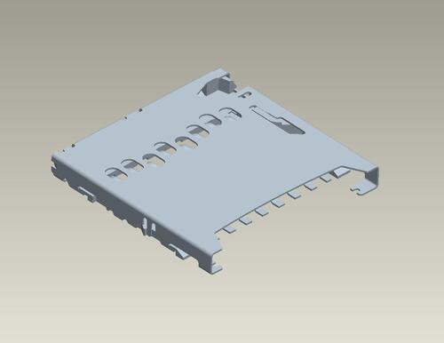 TFES-E01(簡易式-8+1P/1.3H)  |Products|Memory Card connector|SD CARD|Micro SD